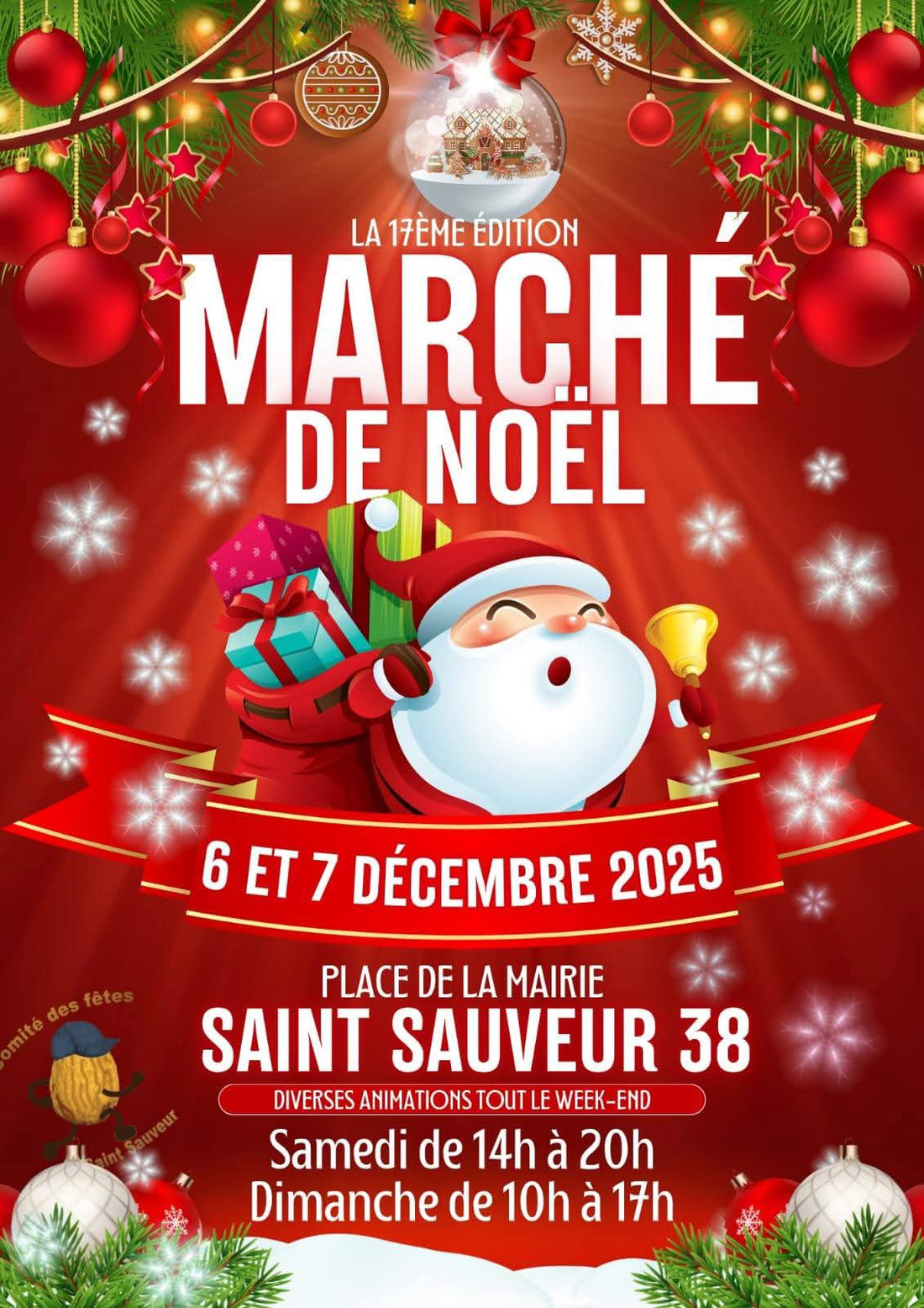 Marché de Noël de Saint Sauveur (Isère)